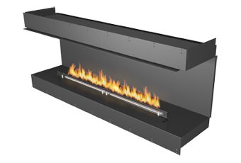  Forma Three-sided Fireplace  