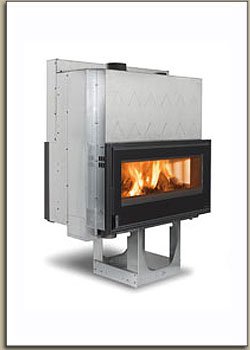  Bifaciale Hybrid fireplace 100