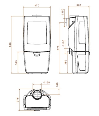 Dovre SENSE 203 креслення