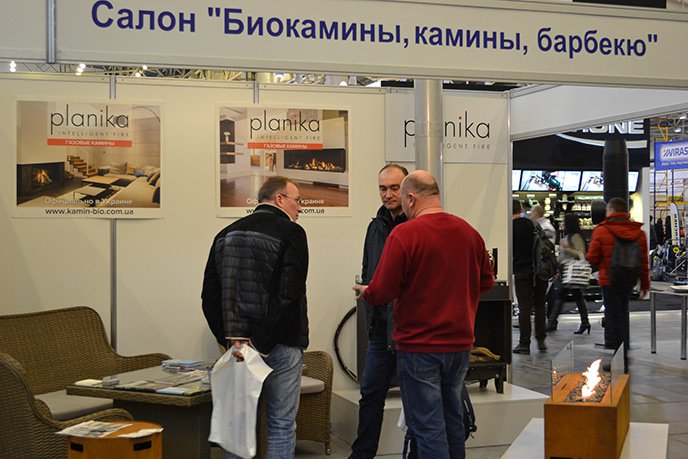 Газовые камины Planika эксклюзивно в Украине на выставке InterBuildExpo 2018, газовые камины планика в Украине